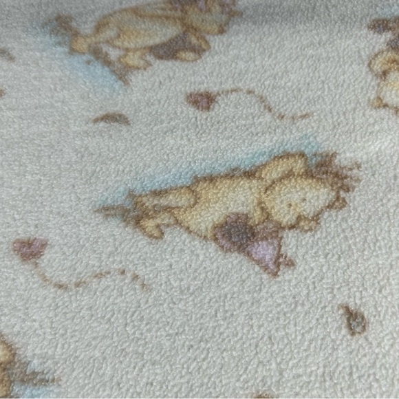 Disney Classic Pooh Fleece Baby Blanket 2006 Winnie The Pooh & Piglet Polyester‎ - Picture 7 of 12